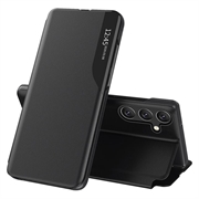 Etui z Klapką Samsung Galaxy S25 FE Smart Clear View - Czerń