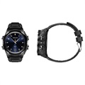 Smartwatch JM06 ze Słuchawkami TWS - Silikonowy Pasek - Czarny