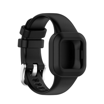 Miękki Silikonowy Pasek do Garmin VivoFit Jr. 3 - Czarny