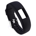 Miękki Silikonowy Pasek do Garmin VivoFit 4 - Czarny