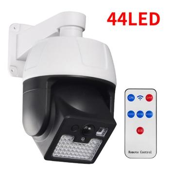 Solar Fake Security Camera LED Light Motion Sensor Zewnętrzna lampa ogrodowa - 44-LED