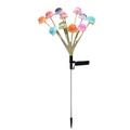 Solarna lampa ogrodowa grzyb - 12 diod LED - kolorowa