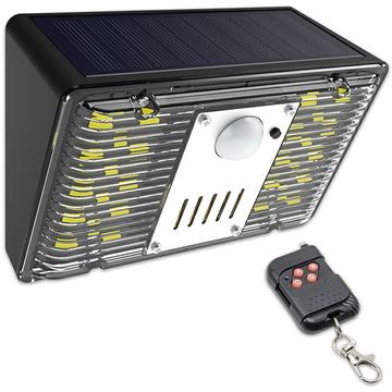 Zasilana energią słoneczną zewnętrzna lampa LED z alarmem bezpieczeństwa N775 - 4 tryby oświetlenia