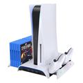 Podstawka chłodząca Sony PlayStation 5 Kiwi Home PB01 ze stacją ładującą - biała