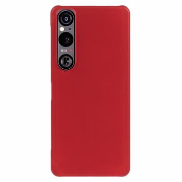 Sony Xperia 1 VI Gumowane Etui z Tworzywa - Czerwień