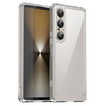 Sony Xperia 1 VII Antywstrząsowy Hybrydowe etui - przezroczysty