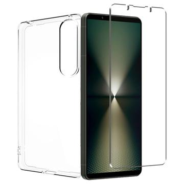 Sony Xperia 1 VII Etui z TPU i Szkło Hartowane Saii 2-w-1