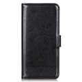 Etui z Portfelem z Funkcją Podpórki do Telefonu Sony Xperia 10 III, Xperia 10 III Lite - Czerń