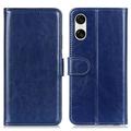 Sony Xperia 10 VI Etui portfelowe z magnetycznym zamknięciem - ciemnoniebieski