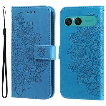 Etui z Portfelem z Serii Mandala do Sony Xperia 10 VII - Błękit