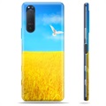 Etui TPU Ukraina - Sony Xperia 5 II - Pole pszenicy