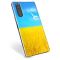 Etui TPU Ukraina - Sony Xperia 5 II - Pole pszenicy