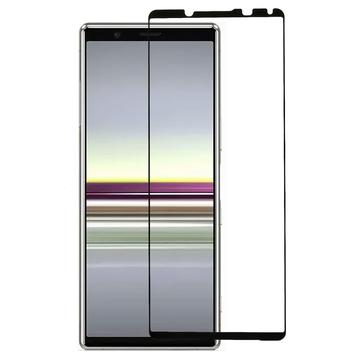 Osłona na Cały Wyświetlacz z Hartowanego Szkła Sony Xperia 5 V - Czarna Krawędź