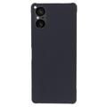 Sony Xperia 5 V Gumowane Etui z Tworzywa - Czarne