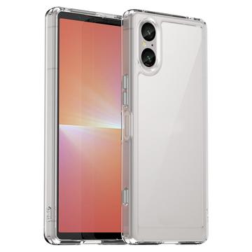 Sony Xperia 5 V Hybrydowe Etui Odporne na Zarysowania - Przezroczyste