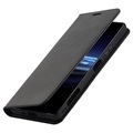 Skórzane Etui-portfel z Podpórką do Sony Xperia Pro-I - Czarne