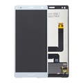 Sony Xperia XZ2 Wyświetlacz LCD 1313-1179 - Srebrny