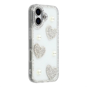 Etui hybrydowe iPhone 17 Lśniąca miłość i perła
