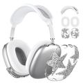 Zestaw ochronny Sparkly Star 3 w 1 do słuchawek AirPods Max - srebrny