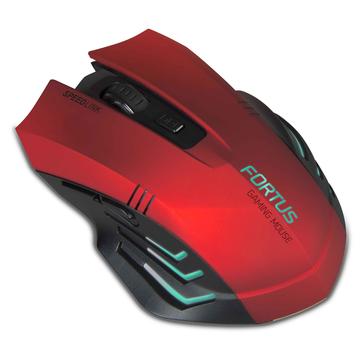 Bezprzewodowa mysz do gier Speedlink Fortus - czarna/czerwona