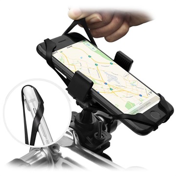 Uniwersalny uchwyt rowerowy do smartfona Spigen Velo A250 - 6" - Czarny