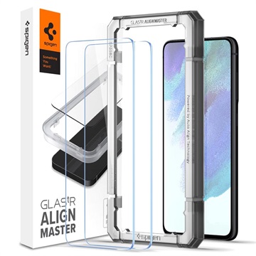 Hartowane Szkło Ochronne Spigen Glas.tR AlignMaster na Samsung Galaxy S21 FE 5G - 2 Szt.