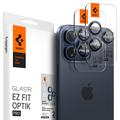 iPhone 14 Pro/14 Pro Max/15 Pro/15 Pro Max/16 Pro/16 Pro Max Szkło Hartowane w Obiektywie Spigen Glas.tR Ez Fit Optik Pro - Blue tytanu