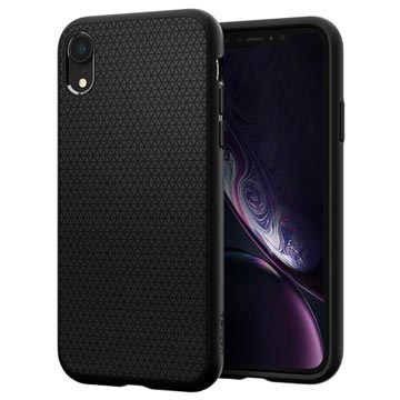 Etui z TPU Spigen Liquid Air do iPhone XR - Czarne