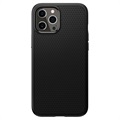 iPhone 12/12 Pro Etui Spigen Liquid Air z TPU - Czarne