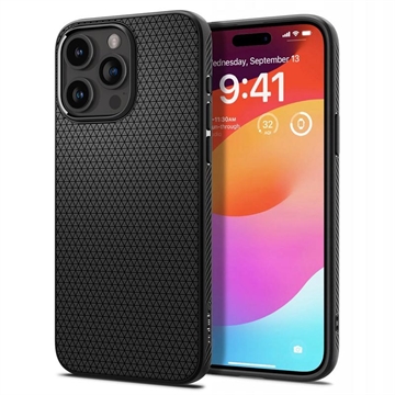 Etui z TPU Spigen Liquid Air do iPhone 15 Pro - Czarne