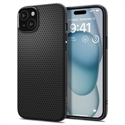 Etui z TPU Spigen Liquid Air do iPhone 15 Plus - Czarne