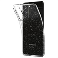 Etui Spigen Liquid Crystal Glitter do Samsung Galaxy S21 FE 5G - Przezroczyste