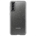 Etui Spigen Liquid Crystal Glitter do Samsung Galaxy S21 5G - Przezroczyste