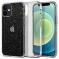 Etui Spigen Liquid Crystal Glitter do iPhone 12 Mini - Przezroczyste