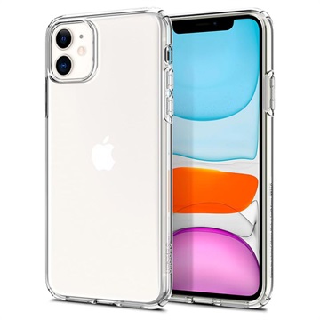 Etui Spigen Liquid Crystal z TPU do iPhone 11 - Transparentny