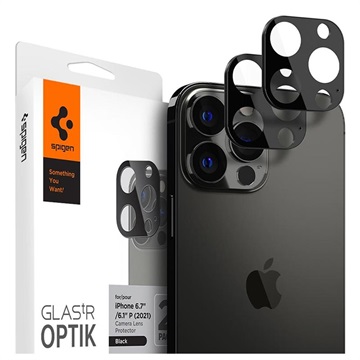 iPhone 13 Pro/13 Pro Max Szkło Hartowane w Obiektywie Spigen Optik.tR - Czern