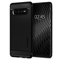 Etui Spigen Rugged Armor do telefonu Samsung Galaxy S10 - Czarne