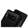 Etui Spigen Rugged Armor do telefonu Samsung Galaxy S10 - Czarne