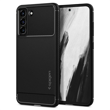 Samsung Galaxy S21 FE 5G Etui Spigen Rugged Armor z TPU - Czerń