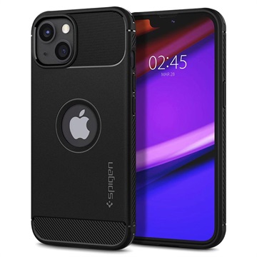 iPhone 13 Etui Spigen Rugged Armor z TPU - Czerń