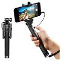 Uniwersalny Przewodowy Selfie Stick Spigen S520W - Czarny