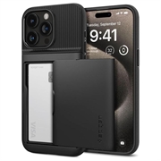 iPhone 15 Pro Etui Spigen Slim Armor CS - Czerń