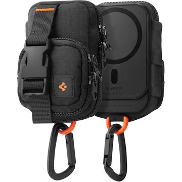 Etui / organizer Spigen Snap Zip MagSafe - czarny