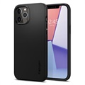 Etui Spigen Thin Fit do iPhone 12/12 Pro - Czarne