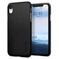 iPhone XR Pokrowiec Spigen Thin Fit  - Czarny