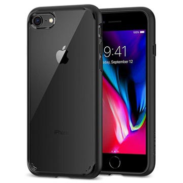 iPhone 7/8/SE (2020)/SE (2022) Pokrowiec Spigen Ultra Hybrid 2 - Czarny