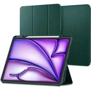 iPad Air 11 2024/2025/iPad Air 2020/2022 Etui Smart Folio Spigen Urban Fit - Ciemna Zieleń