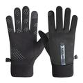 SportLove damskie wiatroodporne rękawiczki z ekranem dotykowym - czarne