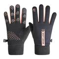 SportLove damskie wiatroodporne rękawiczki z ekranem dotykowym - czarny/różowy