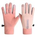 SportLove damskie wiatroodporne rękawiczki z ekranem dotykowym - różowe
